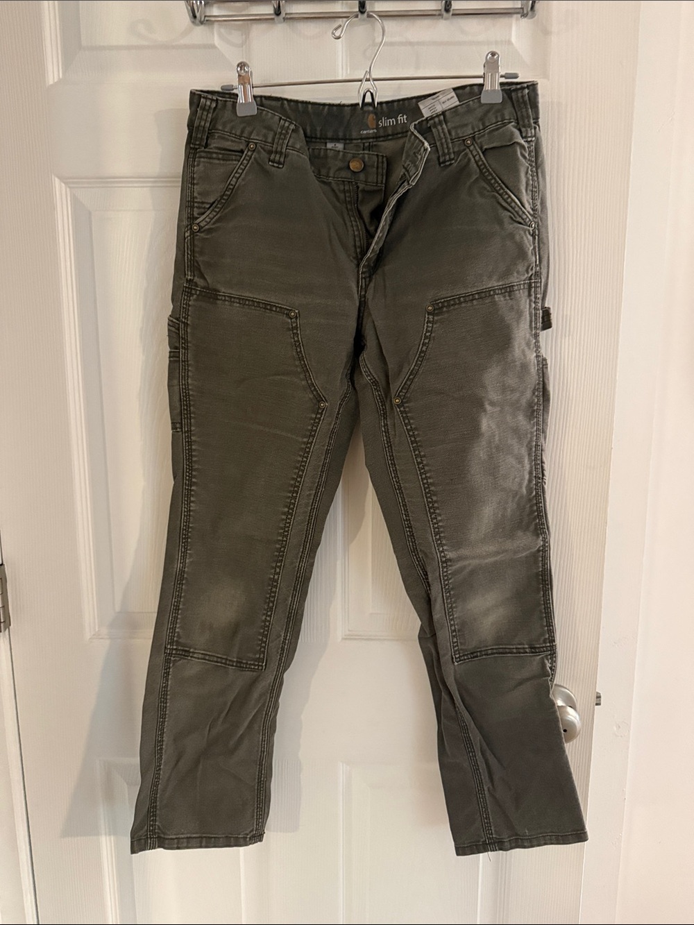 Carhartt Slim Fit Skinny Jeans in Olive